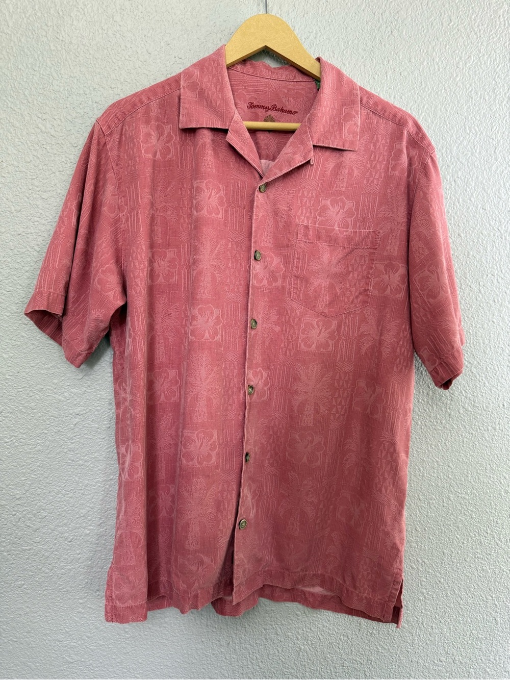 Tommy Bahama | Palm Fresco Beach Woven Camp Shirt | Size Small